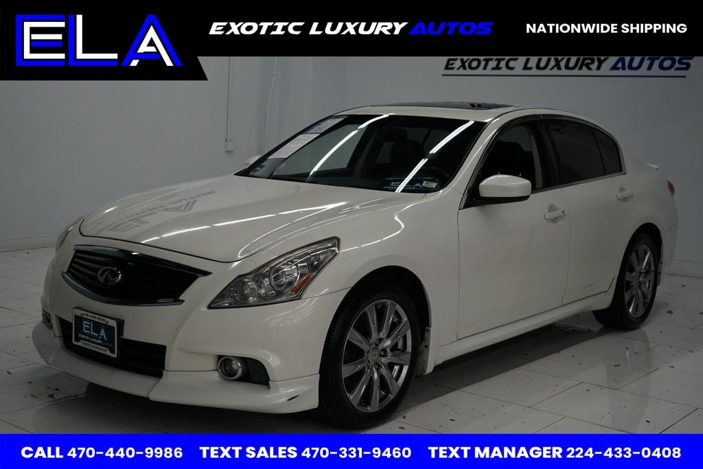 2011 INFINITI G37 Sedan EXTREMELY RARE! SPORT! LIMITED EDIT! WITH APPERANCE! NAVI! CLEAN - 22676483 - 0