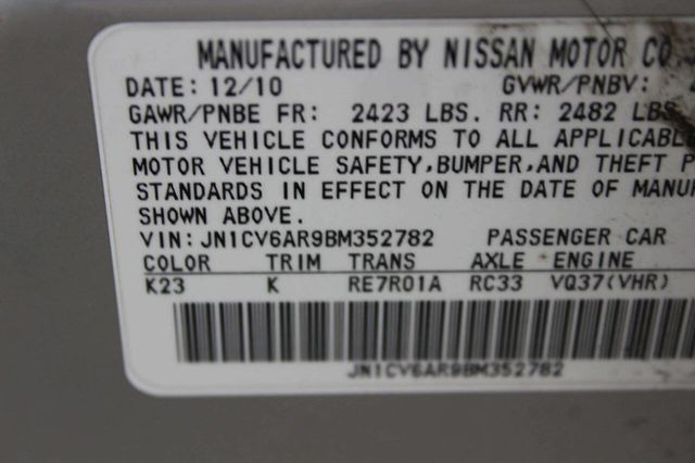 2011 INFINITI G37 Sedan x AWD 4dr Sedan - 23011886 - 9