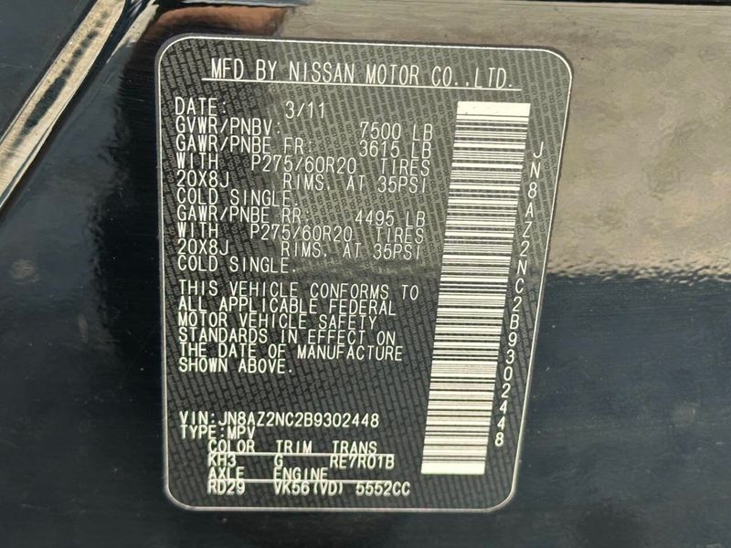 2011 INFINITI QX56 4WD 4dr 8-passenger - 22873757 - 19