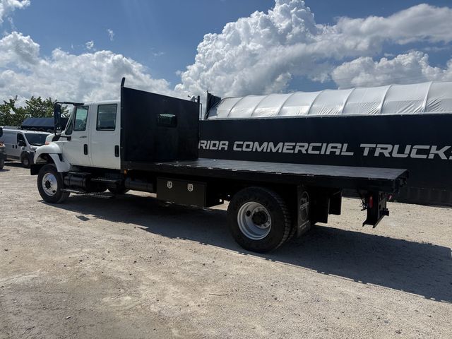 2011 International 7400 Crew Cab Flatbed Dump Truck  - 23081833 - 5