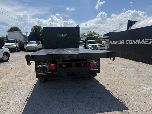 2011 International 7400 Crew Cab Flatbed Dump Truck  - 23081833 - 6