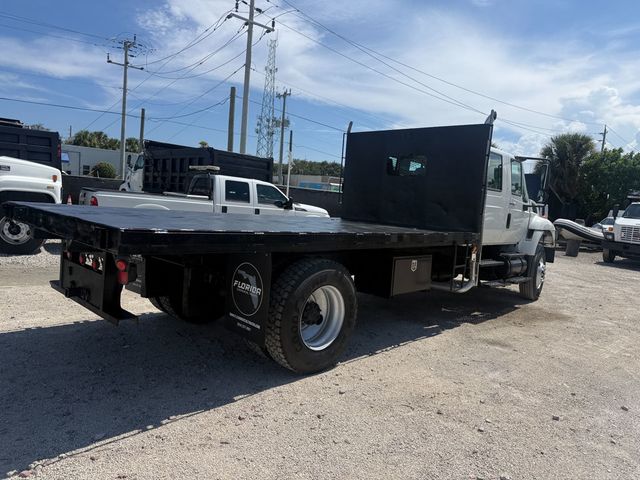 2011 International 7400 Crew Cab Flatbed Dump Truck  - 23081833 - 7