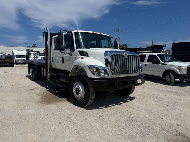 2011 International 7400 Crew Cab Flatbed Dump Truck  - 23081833 - 8