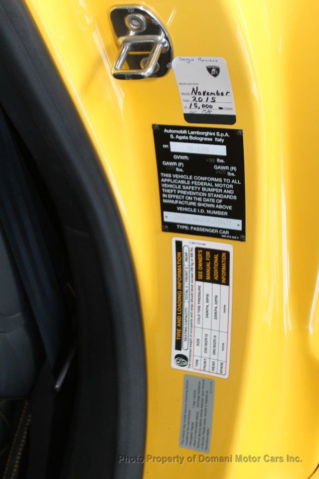 2011 Lamborghini Gallardo OWN FOR $ 1,127 ,ORIGINALLY $265,100 ,ALWAYS  DEALER SERVICED - 20868212 - 14