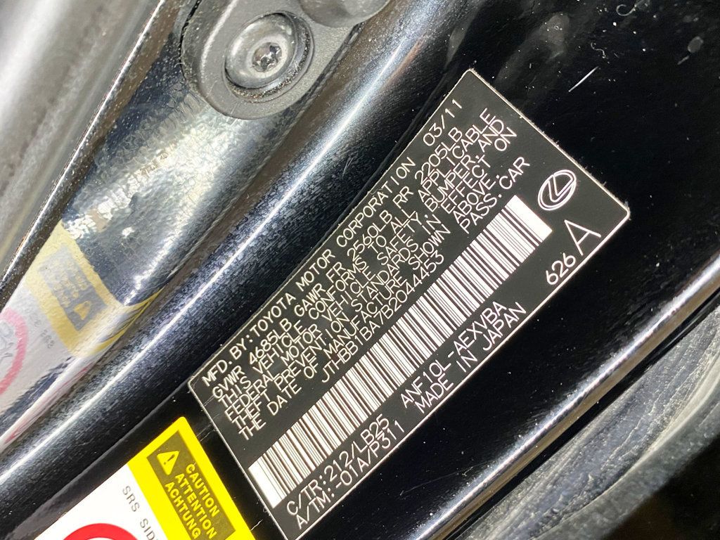 2011 Lexus HS 250h 4dr Sedan Hybrid - 22981562 - 59