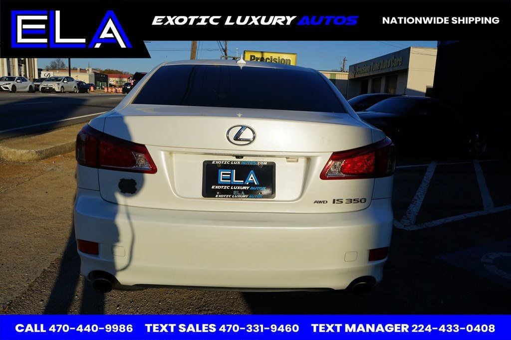 2011 Lexus IS 350 NAVIGATION! 2 TONE INTERIOR! HARD TO FIND! ALL WHEEL DRIVE CLEAN - 22695346 - 9