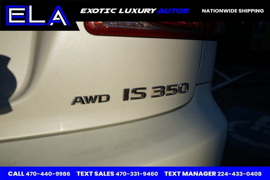 2011 Lexus IS 350 NAVIGATION! 2 TONE INTERIOR! HARD TO FIND! ALL WHEEL DRIVE CLEAN - 22695346 - 10