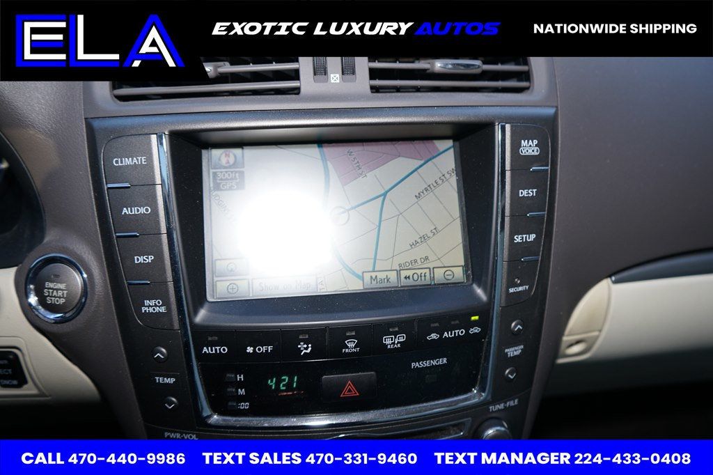 2011 Lexus IS 350 NAVIGATION! 2 TONE INTERIOR! HARD TO FIND! ALL WHEEL DRIVE CLEAN - 22695346 - 33