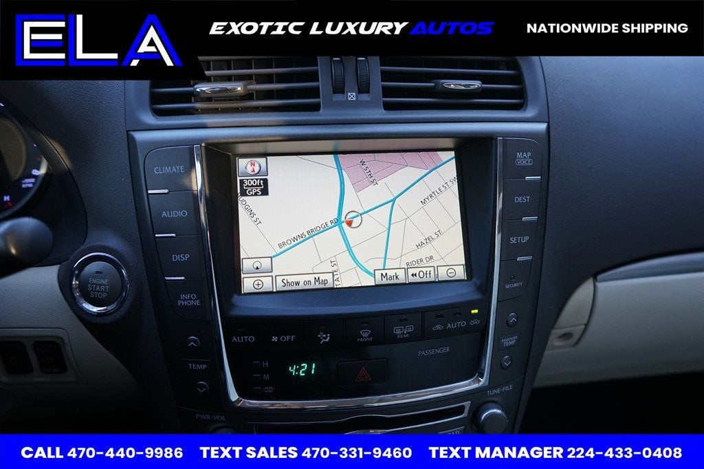 2011 Lexus IS 350 NAVIGATION! 2 TONE INTERIOR! HARD TO FIND! ALL WHEEL DRIVE CLEAN - 22695346 - 34