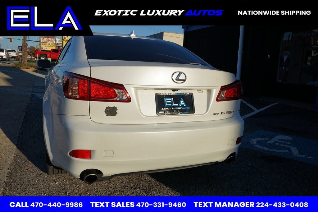 2011 Lexus IS 350 NAVIGATION! 2 TONE INTERIOR! HARD TO FIND! ALL WHEEL DRIVE CLEAN - 22695346 - 8