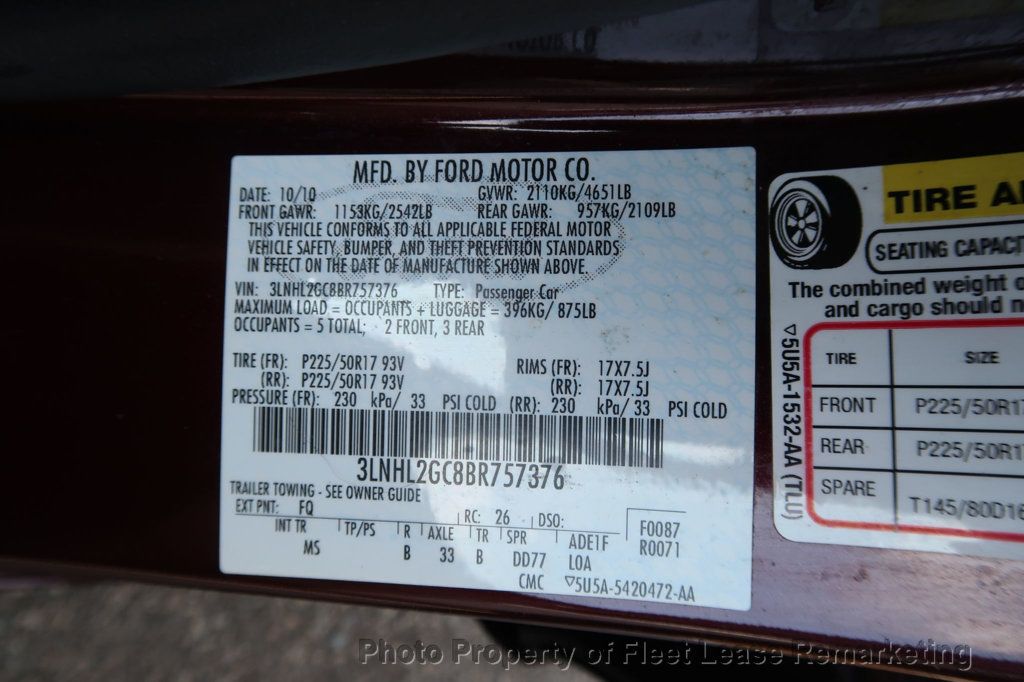 2011 Lincoln MKZ Lincoln MKZ - 22964009 - 13