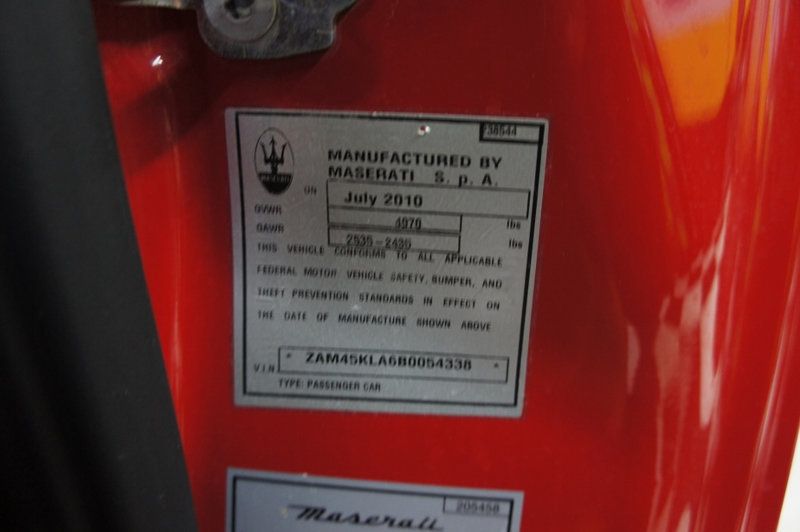 2011 Maserati Granturismo Automatic photo 36