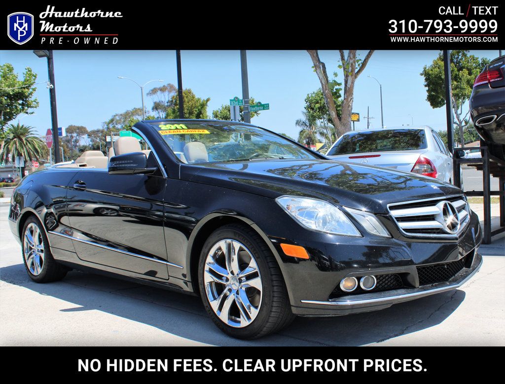 2011 Mercedes-Benz E-Class 2dr Cabriolet E 350 RWD - 23063559 - 0
