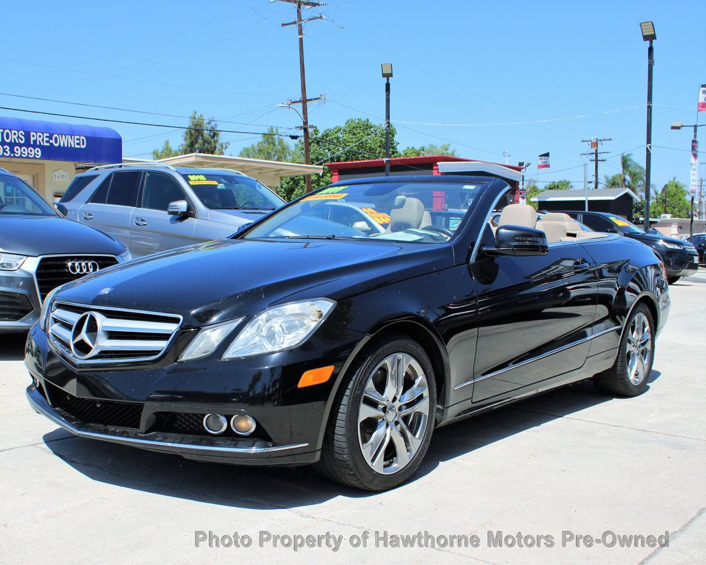 2011 Mercedes-Benz E-Class 2dr Cabriolet E 350 RWD - 23063559 - 1