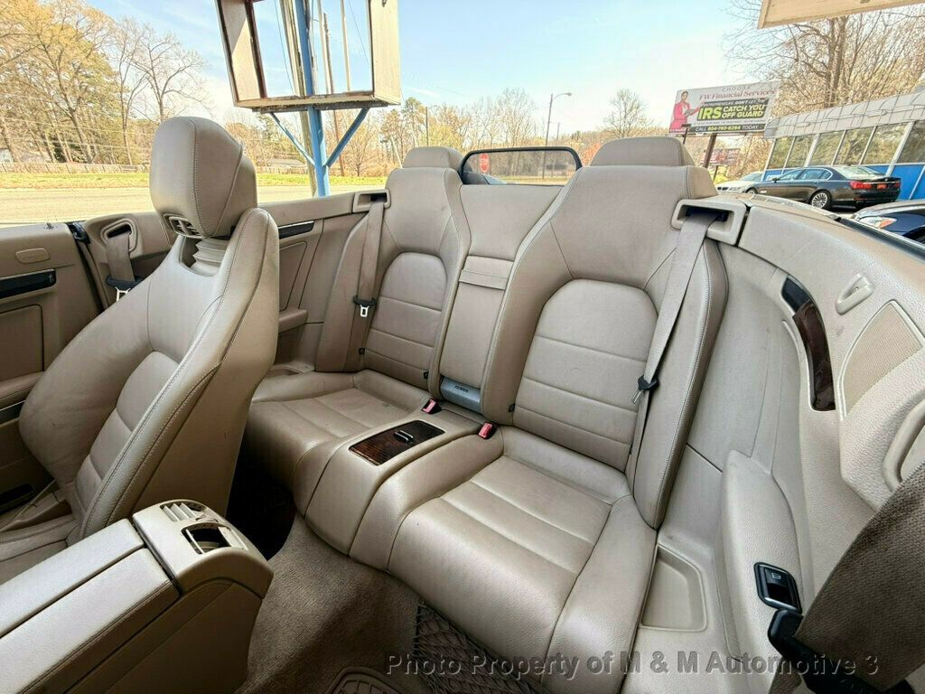 2011 Mercedes-Benz E-Class E 350 2dr Cabriolet E350 RWD - 22993687 - 10