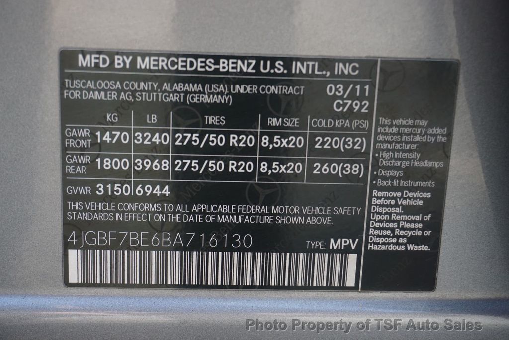 2011 Mercedes-Benz GL-Class 4MATIC 4dr GL 450 20" WHEELS NAVI REAR CAM HEATED SEATS 3RD ROW - 22324784 - 37