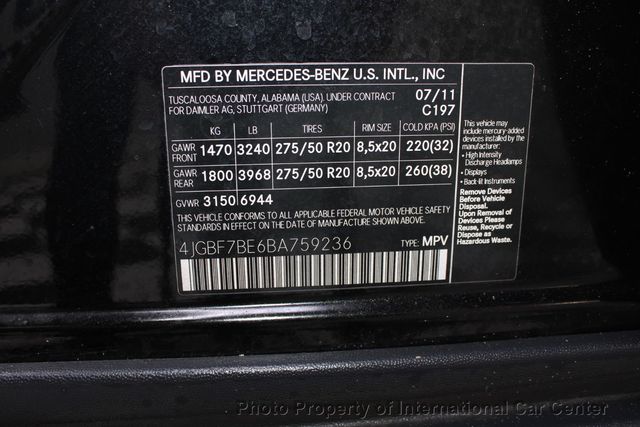 2011 Mercedes-Benz GL-Class AWD - Clean Florida truck!  - 22307218 - 45