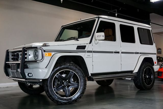 2011 Mercedes-Benz G-Class *G55 AMG* *White/Brown* *Designo Lthr* *V8 S/C* *Only 61k Miles* - 23006890 - 0