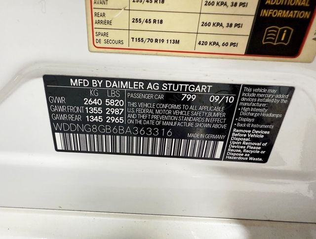 2011 Mercedes-Benz S-Class 4dr Sedan S 550 4MATIC - 22936013 - 52