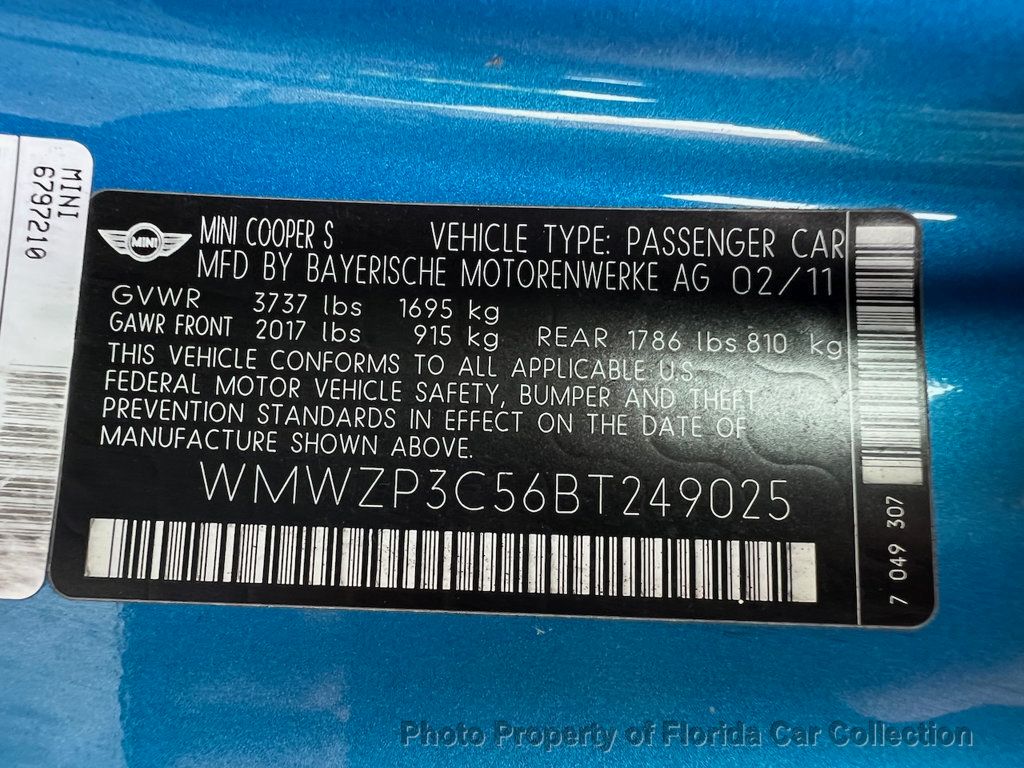 2011 MINI Cooper S Convertible Automatic Premium Harman Kardon - 22606754 - 82