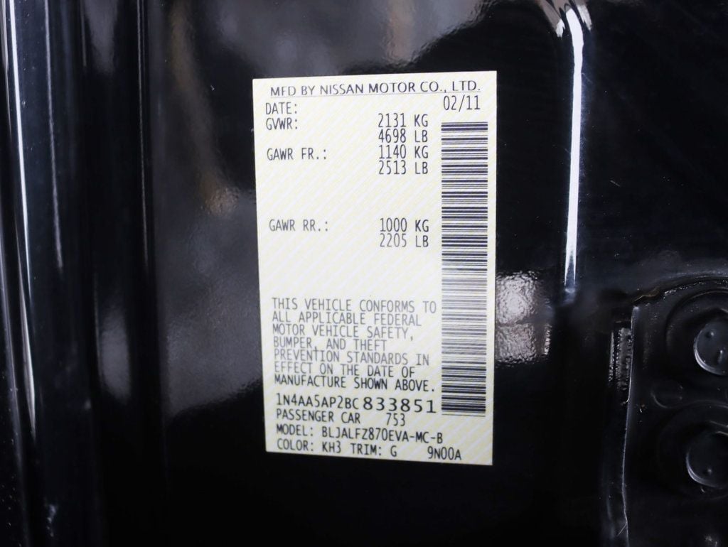 2011 Nissan Maxima 3.5 SV Premium Tech Panoroof Navi Camera - 22956201 - 31