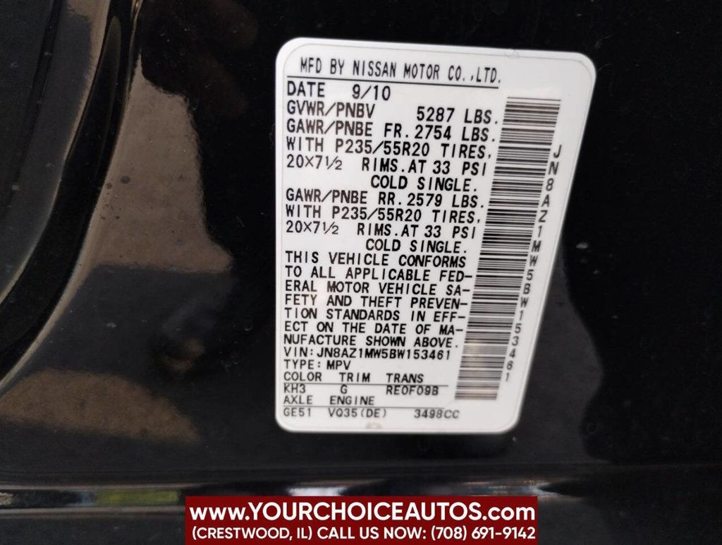 2011 Nissan Murano AWD 4dr LE - 22897003 - 38