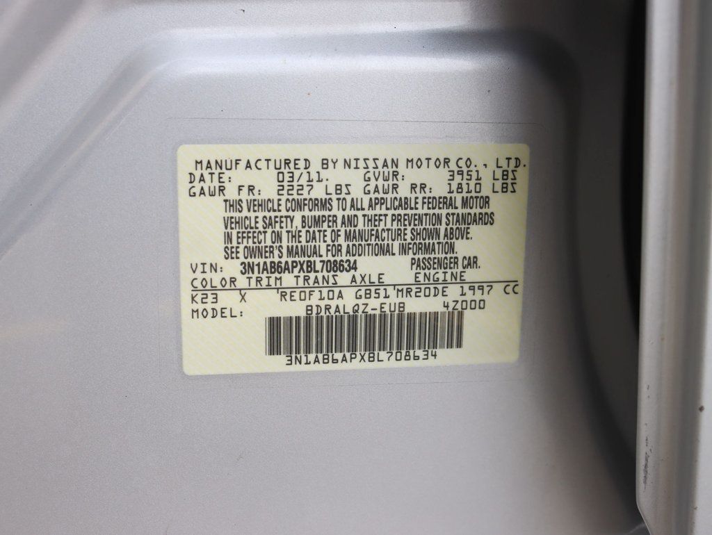 2011 Nissan Sentra 4dr Sedan I4 CVT 2.0 S - 22982751 - 28