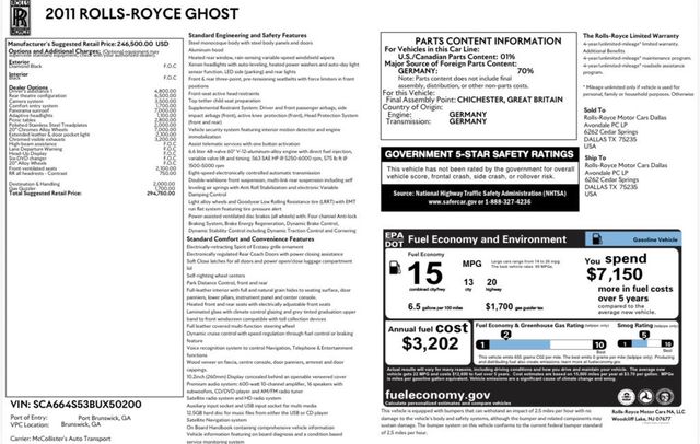 2011 Rolls-Royce Ghost 4dr Sedan - 22997840 - 73