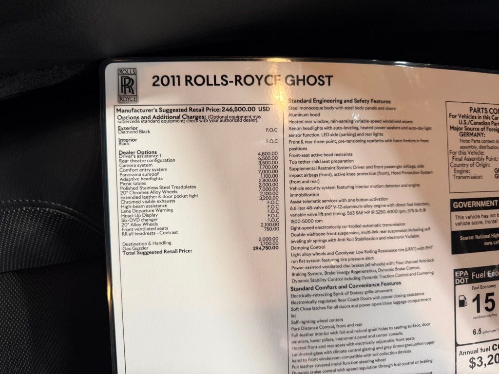 2011 Rolls-Royce Ghost 4dr Sedan - 22997840 - 77