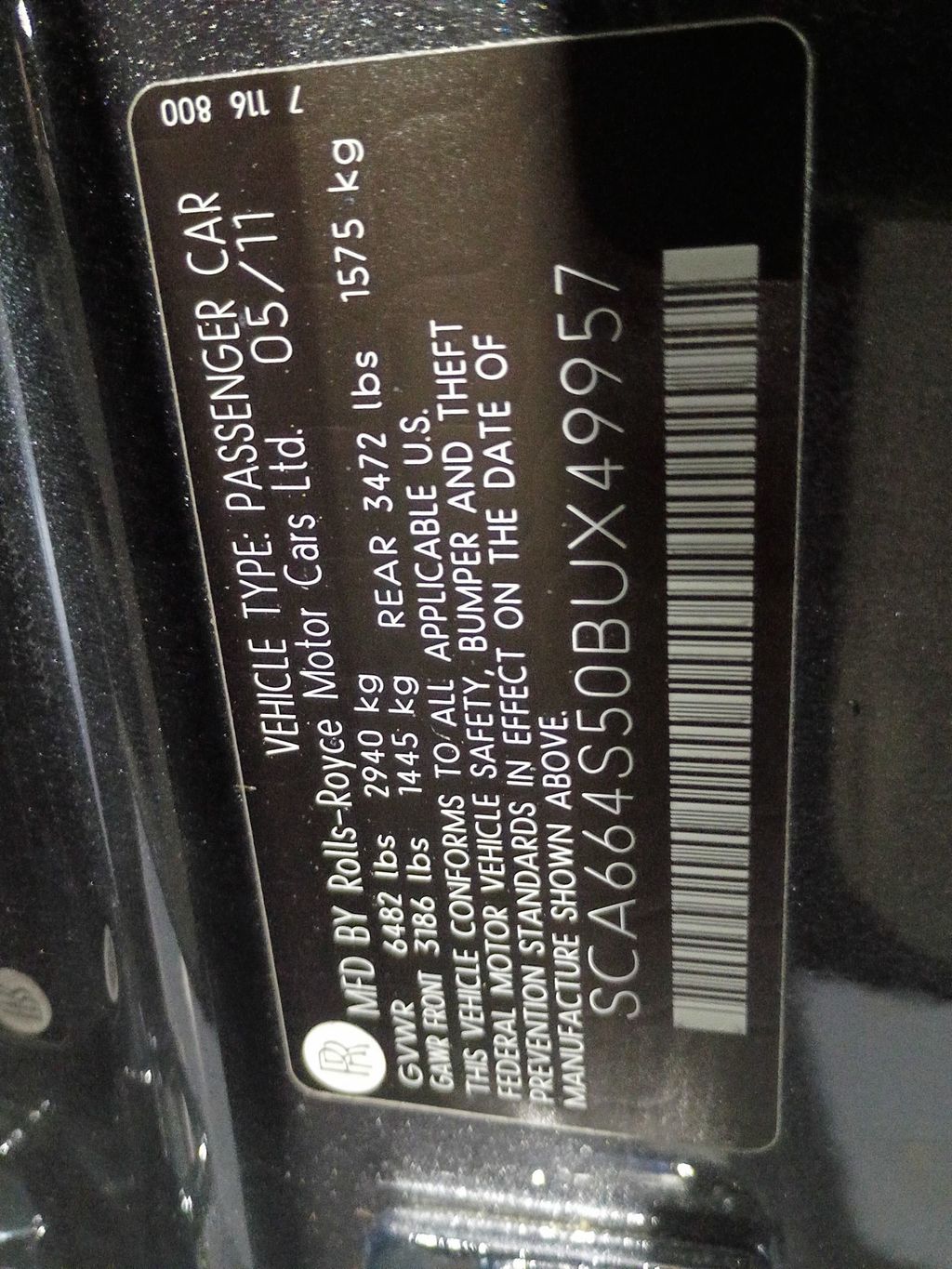 2011 Rolls-Royce Ghost 4dr Sedan Clean Carfax - 23099042 - 51