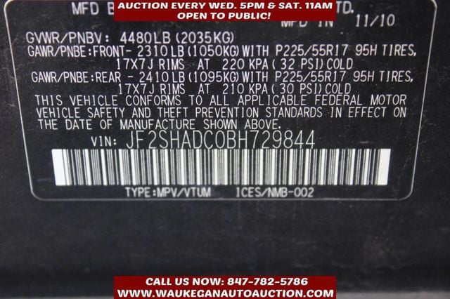 2011 Subaru Forester 4dr Automatic 2.5X Premium w/All-Weather Pkg - 22912387 - 10