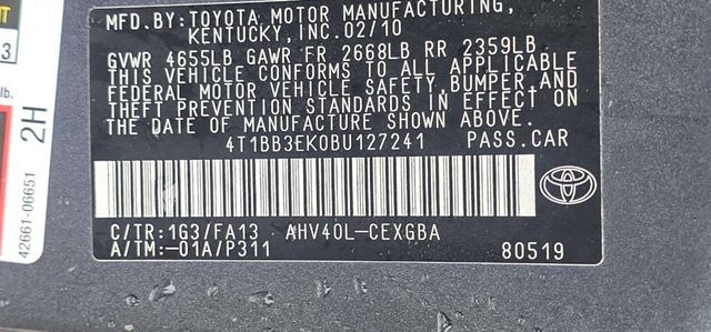 2011 Toyota Camry Hybrid 4dr Sedan - 22988626 - 9
