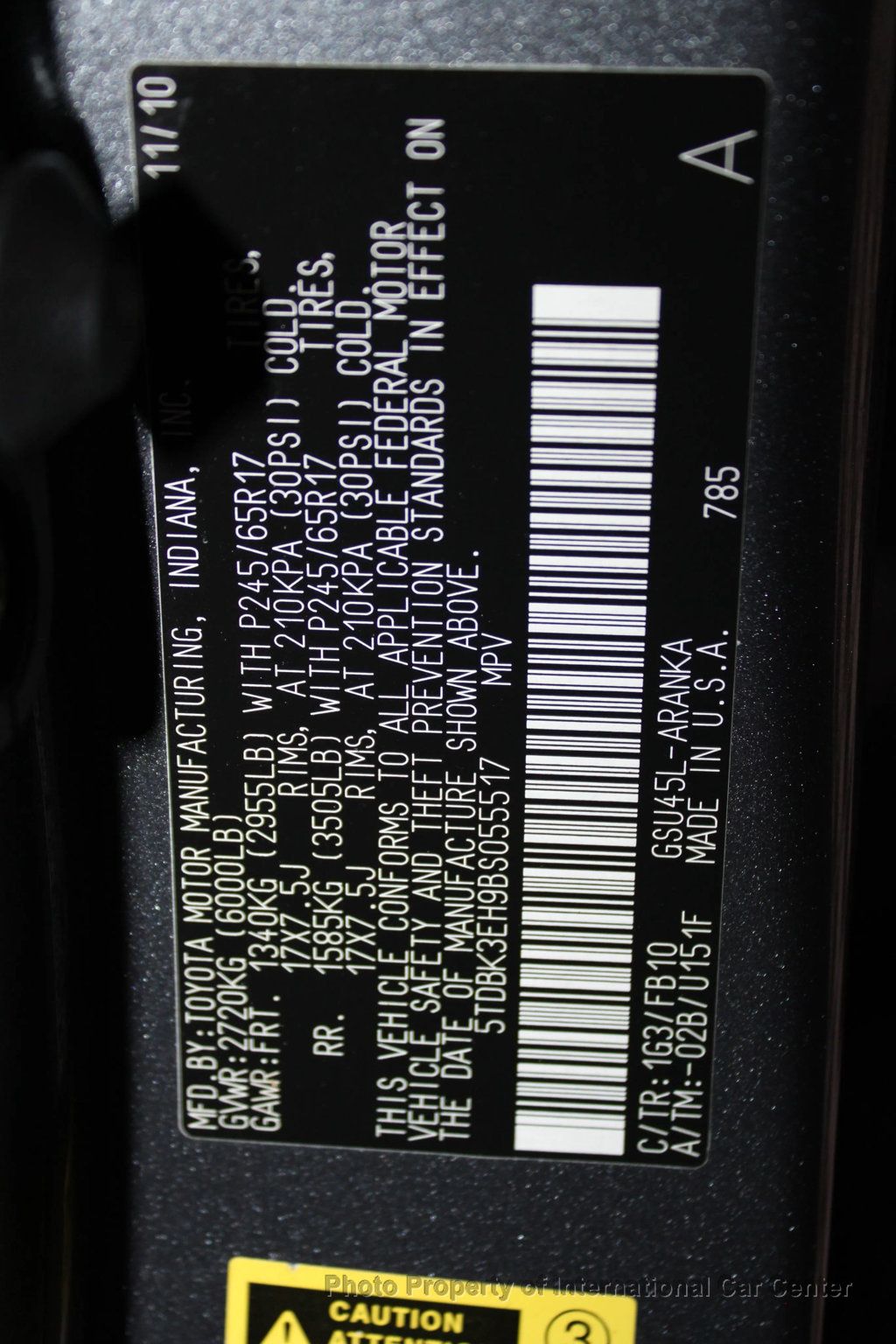 2011 Toyota Highlander 4WD 4dr V6 SE - 22948387 - 31