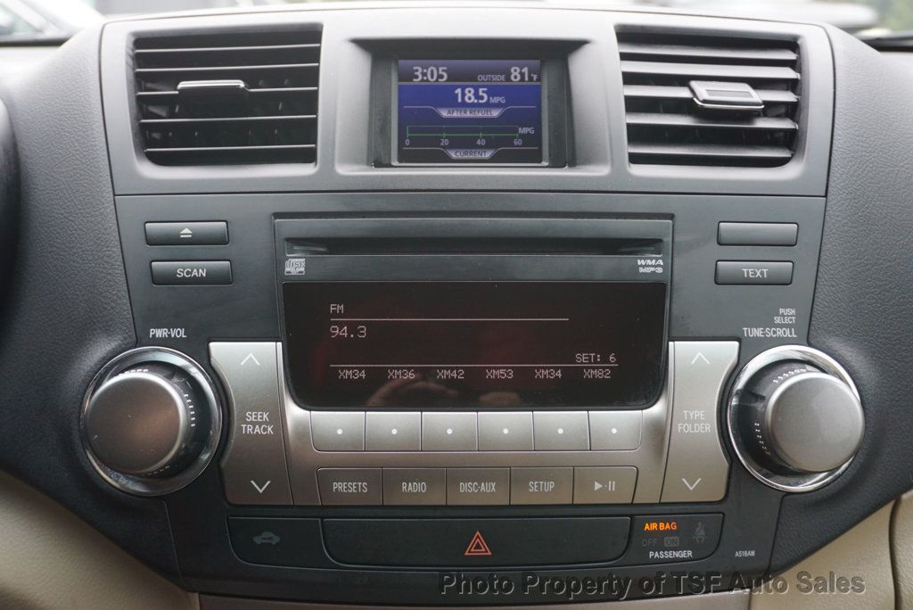 2011 Toyota Highlander 4WD 4dr V6 SE LEATHER SUNROOF 3RD ROW SEAT HEATED SEATS LAODED!! - 23090363 - 17