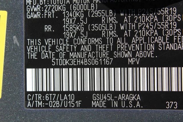 2011 Toyota Highlander Limited AWD 4dr SUV - 23028455 - 12