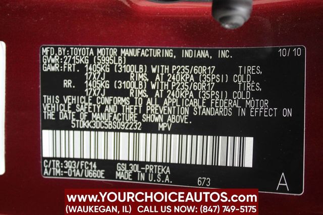 2011 Toyota Sienna LE 7 Passenger Auto Access Seat 4dr Mini Van - 22826221 - 31