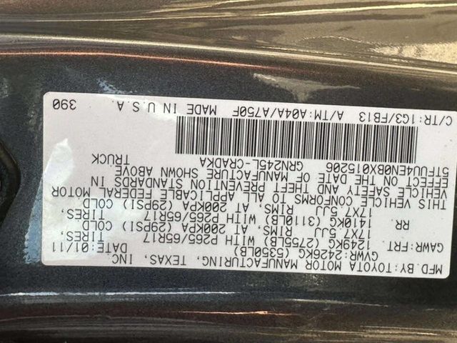 2011 Toyota Tacoma 4WD Access V6 Automatic - 23006125 - 21