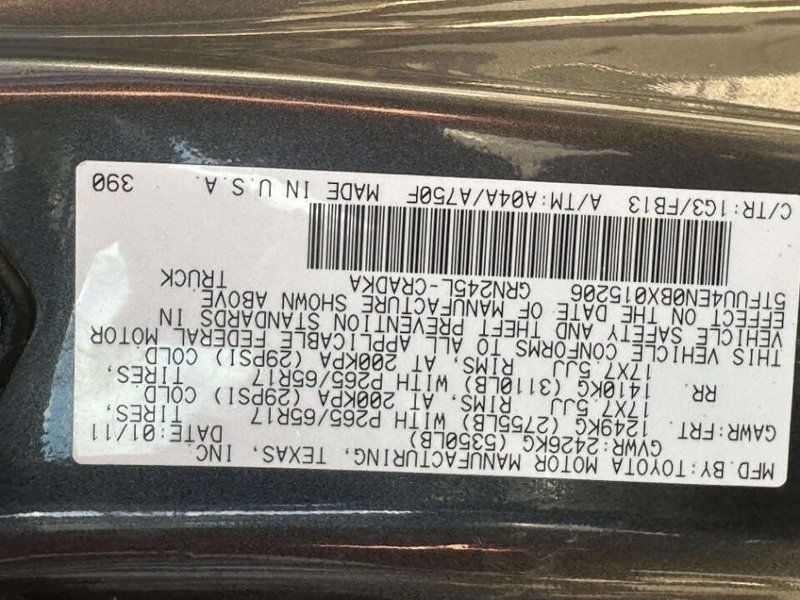 2011 Toyota Tacoma 4WD Access V6 Automatic - 23006125 - 21