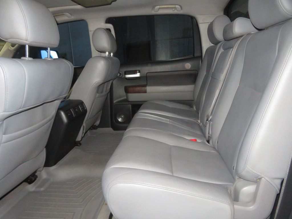 2011 Toyota Tundra CREWMAX 4X4 LIMITED LEATHER MOONROOF LOW MILES LIFTED CREWMAX  - 23027720 - 23