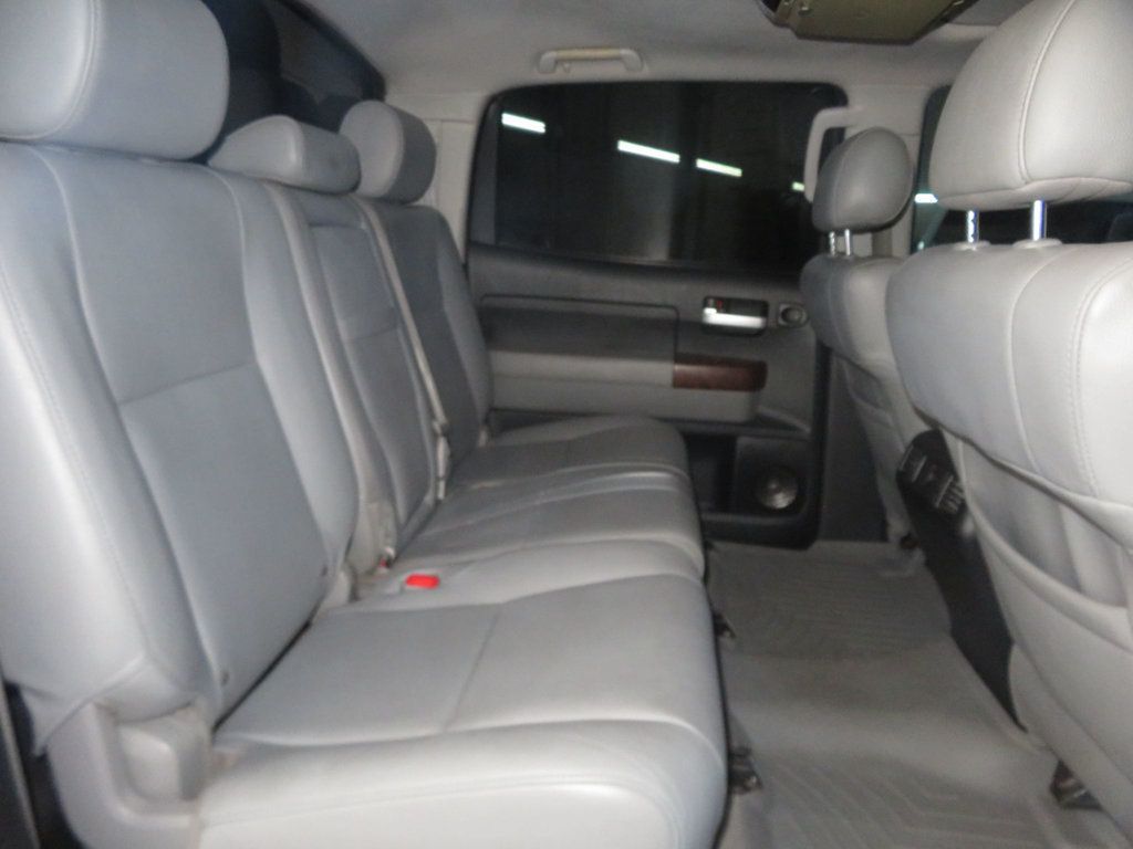 2011 Toyota Tundra CREWMAX 4X4 LIMITED LEATHER MOONROOF LOW MILES LIFTED CREWMAX  - 23027720 - 30