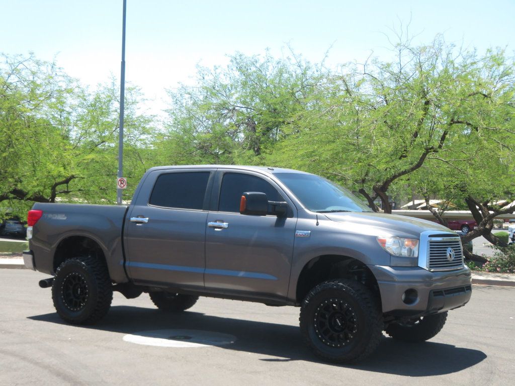 2011 Toyota Tundra CREWMAX 4X4 LIMITED LEATHER MOONROOF LOW MILES LIFTED CREWMAX  - 23027720 - 3