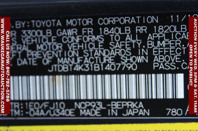 2011 Toyota Yaris 4dr Sedan Automatic - 22945300 - 9
