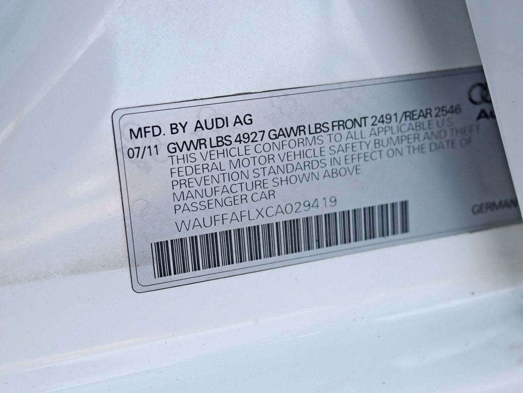 2012 Audi A4 2.0T Premium Plus Quattro S-LINE - 22368082 - 32