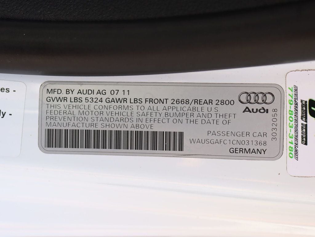 2012 Audi A7 4dr Hatchback quattro 3.0 Prestige - 22580792 - 37