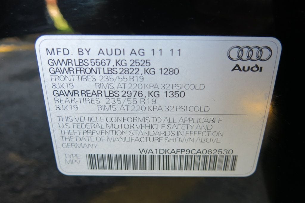 2012 Audi Q5 quattro 4dr 3.2L Premium Plus - 22637609 - 35