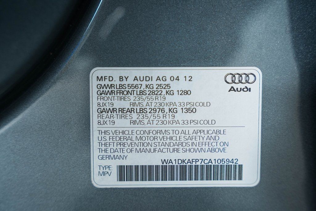 2012 Audi Q5 quattro 4dr 3.2L Premium Plus - 22591116 - 48