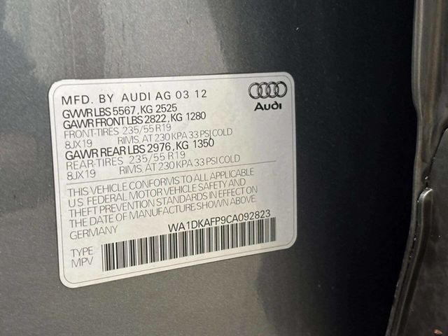 2012 Audi Q5 quattro 4dr 3.2L Premium Plus - 23021463 - 38