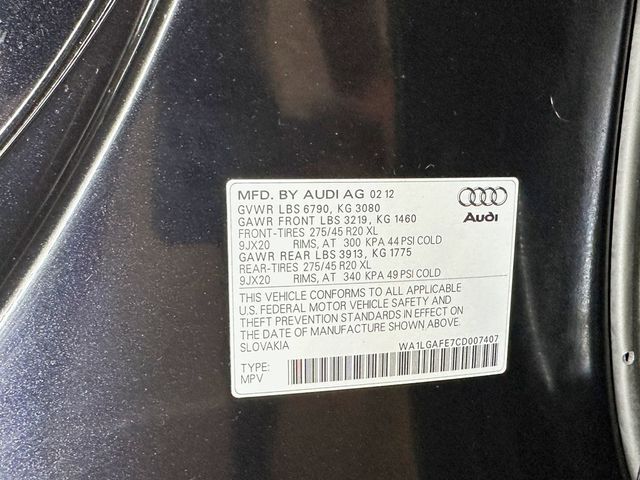 2012 Audi Q7 quattro 4dr 3.0T Premium Plus - 23085886 - 49