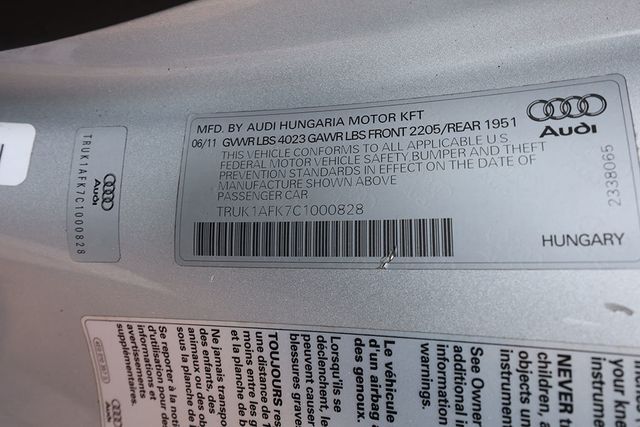 2012 Audi TTS 2dr Coupe S tronic quattro 2.0T Prestige - 22972690 - 57