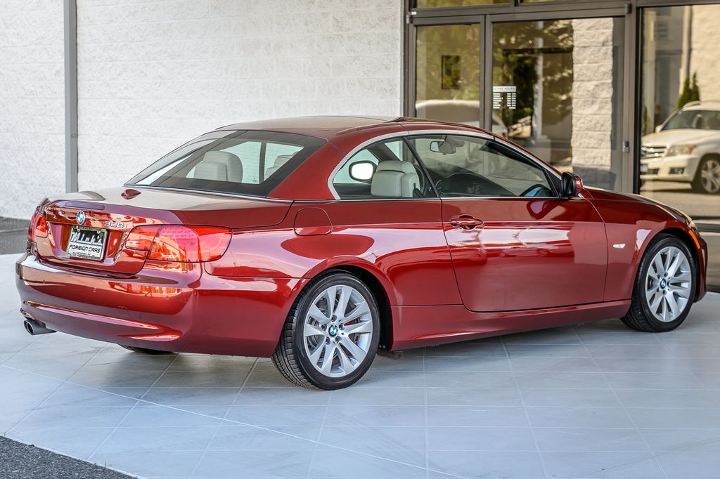 2012 BMW 3 Series 328i CONVERTIBLE - VERMILLION RED ON OYSTER - BEAUTIFUL - 23013183 - 13